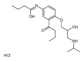 rac 3-脱乙酰基-3-丁酰基乙酰苯丁醇盐酸盐结构式