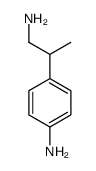 (9ci)-4-氨基-beta-甲基苯乙胺结构式