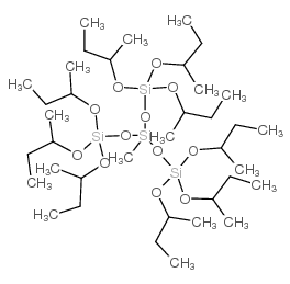 tributan-2-yl [methyl-bis[tri(butan-2-yloxy)silyloxy]silyl] silicate Structure