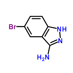 3-氨基-5-溴-1H-吲唑结构式