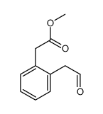 methyl 2-[2-(2-oxoethyl)phenyl]acetate Structure