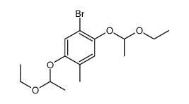 1-bromo-2,5-bis(1-ethoxyethoxy)-4-methylbenzene Structure