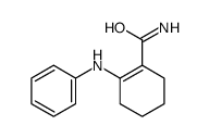 2-anilinocyclohexene-1-carboxamide Structure