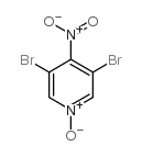 3,5-dibromo-4-nitro-1-oxidopyridin-1-ium Structure