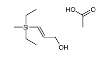 acetic acid,3-[diethyl(methyl)silyl]prop-2-en-1-ol结构式