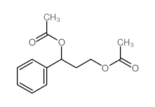 1,3-Propanediol, 1-phenyl-, diacetate Structure