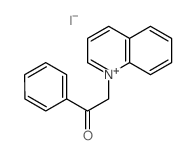 1-phenyl-2-quinolin-1-yl-ethanone结构式