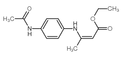 2-Butenoic acid,3-[[4-(acetylamino)phenyl]amino]-, ethyl ester结构式