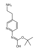 5-(2-氨基乙基)吡啶-2-氨基甲酸叔丁酯结构式