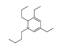 1-butyl-3,5-diethyl-1,2-dihydro-2-propylpyridine结构式