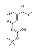 2-(Boc-氨基)异烟酸甲酯结构式