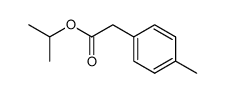 isopropyl 2-(p-tolyl)acetate结构式