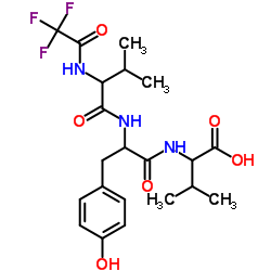 Trifluoroacetyl Tripeptide-2 Structure