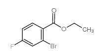 2-溴-4-氟苯甲酸乙酯结构式