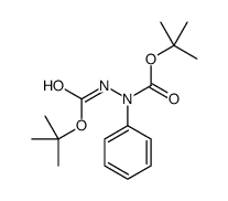 tert-butyl N-[(2-methylpropan-2-yl)oxycarbonylamino]-N-phenylcarbamate结构式