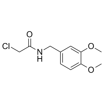 2-Chloro-N-(3,4-dimethoxybenzyl)acetamide Structure
