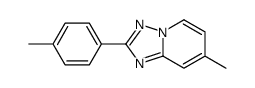 7-methyl-2-(4-methylphenyl)-[1,2,4]triazolo[1,5-a]pyridine结构式
