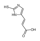 3-(2-sulfanylidene-1,3-dihydroimidazol-4-yl)prop-2-enoic acid结构式