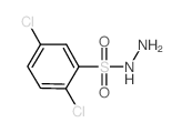 2,5-Dichlorobenzenesulfonohydrazide Structure