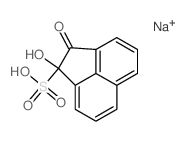 1-hydroxy-2-oxo-acenaphthene-1-sulfonic acid Structure