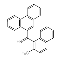 9-Phenanthrenemethanimine,a-(2-methyl-1-naphthalenyl)-结构式