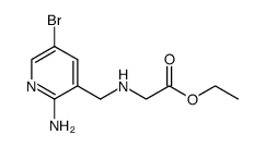 2-amino-5-bromo-3-bromoethylpyridine Structure
