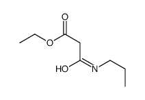 ethyl 3-oxo-3-(propylamino)propanoate Structure