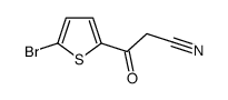 3-(5-溴-2-噻吩)-3-氧丙腈结构式