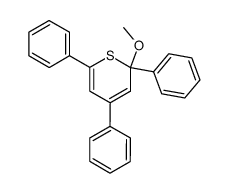 2-Methoxy-2,4,6-triphenyl-2H-thiopyran Structure