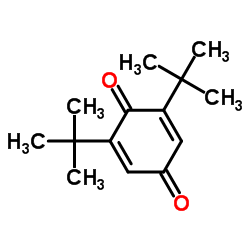 2,6-二叔丁基苯醌结构式