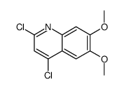 2,4-dichloro-6,7-dimethoxyquinoline Structure