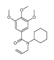 N-Allyl-N-cyclohexyl-3,4,5-trimethoxybenzamide Structure