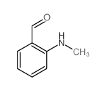 2-(甲基氨基)-苯甲醛结构式