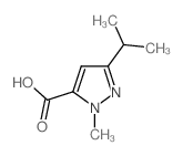 1-甲基-3-异丙基-吡唑-5-甲酸结构式