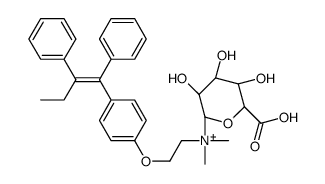 (E,Z)-他莫昔芬N-β-D-葡糖醛酸结构式