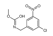 methyl N-[(3-chloro-5-nitrophenyl)methyl]carbamate结构式