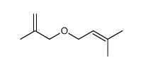 3-methyl-1-(2-methylprop-2-enoxy)but-2-ene结构式