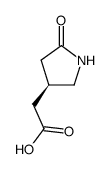 (R)-(+)-2-oxo-4-pyrrolidineacetic acid Structure