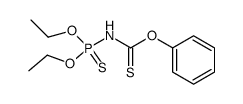 O-phenyl (diethoxyphosphinothioyl)thiocarbamate结构式
