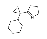 1-(3,4-dihydro-2H-pyrrol-5-yl)-1-piperidinocyclopropane Structure