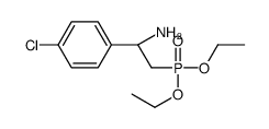 (1R)-1-(4-chlorophenyl)-2-diethoxyphosphorylethanamine Structure