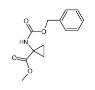 1-(((苄氧基)羰基)氨基)环丙烷羧酸甲酯结构式