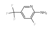 2-氨基-3-氟-5-三氟甲基吡啶结构式