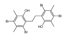 4,6,4',6'-tetrabromo-3,5,3',5'-tetramethyl-bibenzyl-2,2'-diol Structure