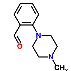 2-(4-甲基哌嗪)苯甲醛结构式