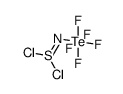 (pentafluoro-l6-tellanyl)sulfurimidous dichloride结构式
