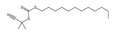 2-氰基-2-丙基十二烷基三硫代碳酸酯结构式