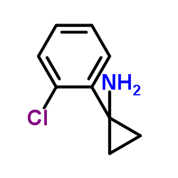 1-(2-Chlorophenyl)cyclopropanamine Structure