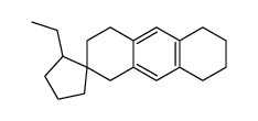 2'-ethyl-3,4,5,6,7,8-hexahydro-1H-spiro[anthracene-2,1'-cyclopentane]结构式