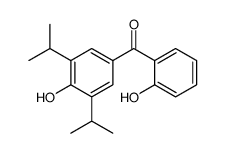 [4-hydroxy-3,5-di(propan-2-yl)phenyl]-(2-hydroxyphenyl)methanone Structure